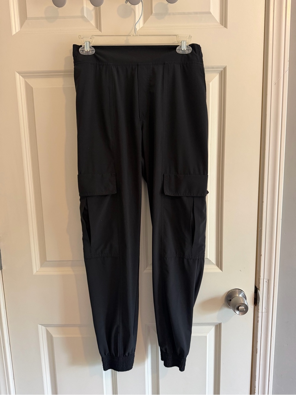 Athleta Black Cargo Joggers